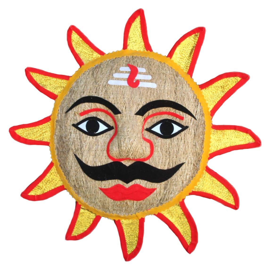 Lord Venkitachalapathy,God Sun, Ramacham Wall hanging, Vetiver Wall Hanging, Lavancha Wall decor, Home Decorative Showpiece