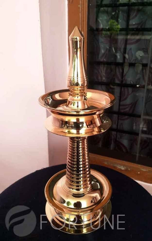 Kerala Nilavilakku, Traditional, Purely Handmade, Bronze, Divine, Kerala Oil Lamp / Original Handmade