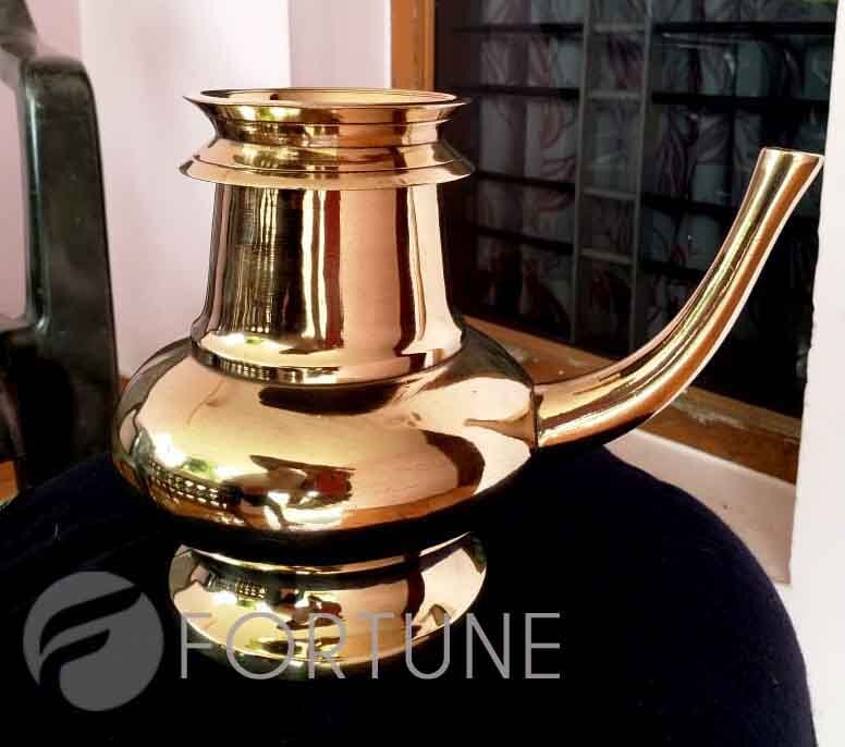 Kerala Bronze Kindi Traditional Kerala Decorative, Pooja Utensil, Pooja Kindi, Water Dispenser for Pooja