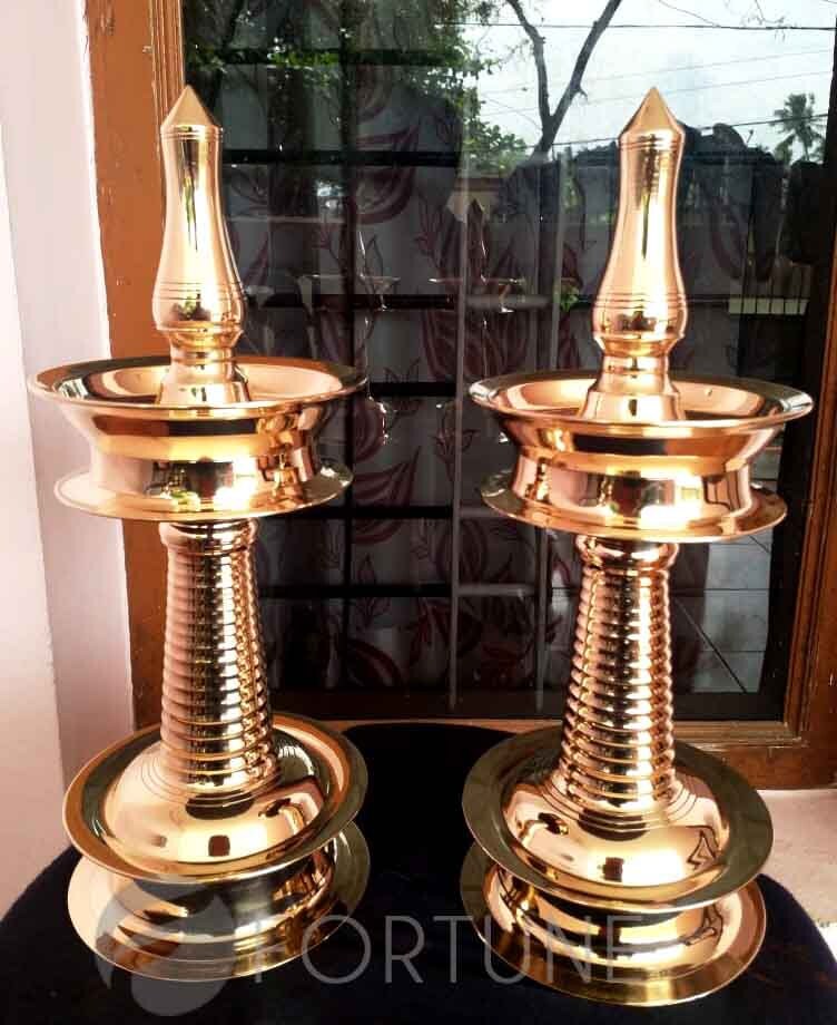 Kerala Nilavilakku, Traditional, Purely Handmade, Bronze, Divine, Kerala Oil Lamp / Original Handmade