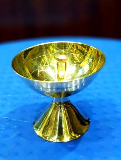 Brass oil lamp, Jyoti Vilakku, Akhand Jyoti Diya, Kubera Lamp, Kedavilakku, Traditional Oil Lamp, Nanda deepam, Ideal for shop