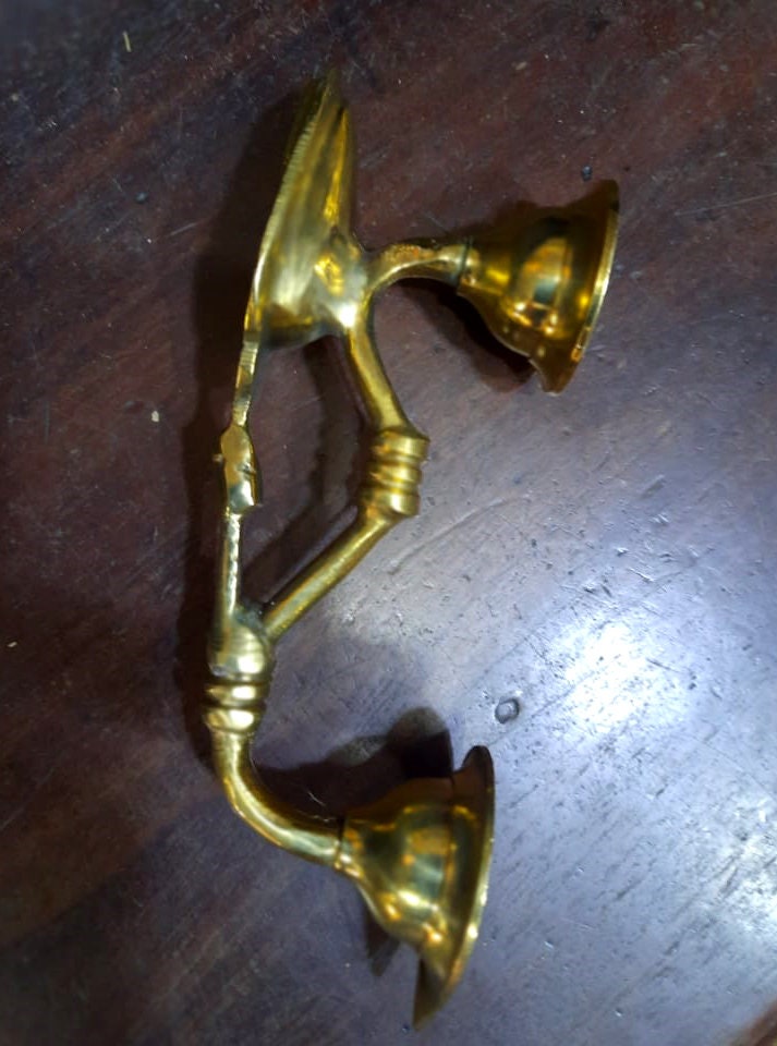 Kerala Kaivilakku, Brass  Diya, Single Large Diya, Traditional Oil Lamp