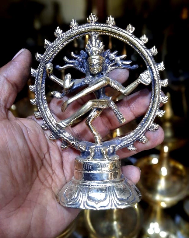 Brass Nataraja Statue, Dancing Shiva, Gift Item