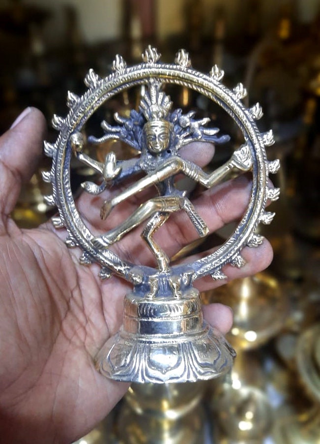 Brass Nataraja Statue, Dancing Shiva, Gift Item