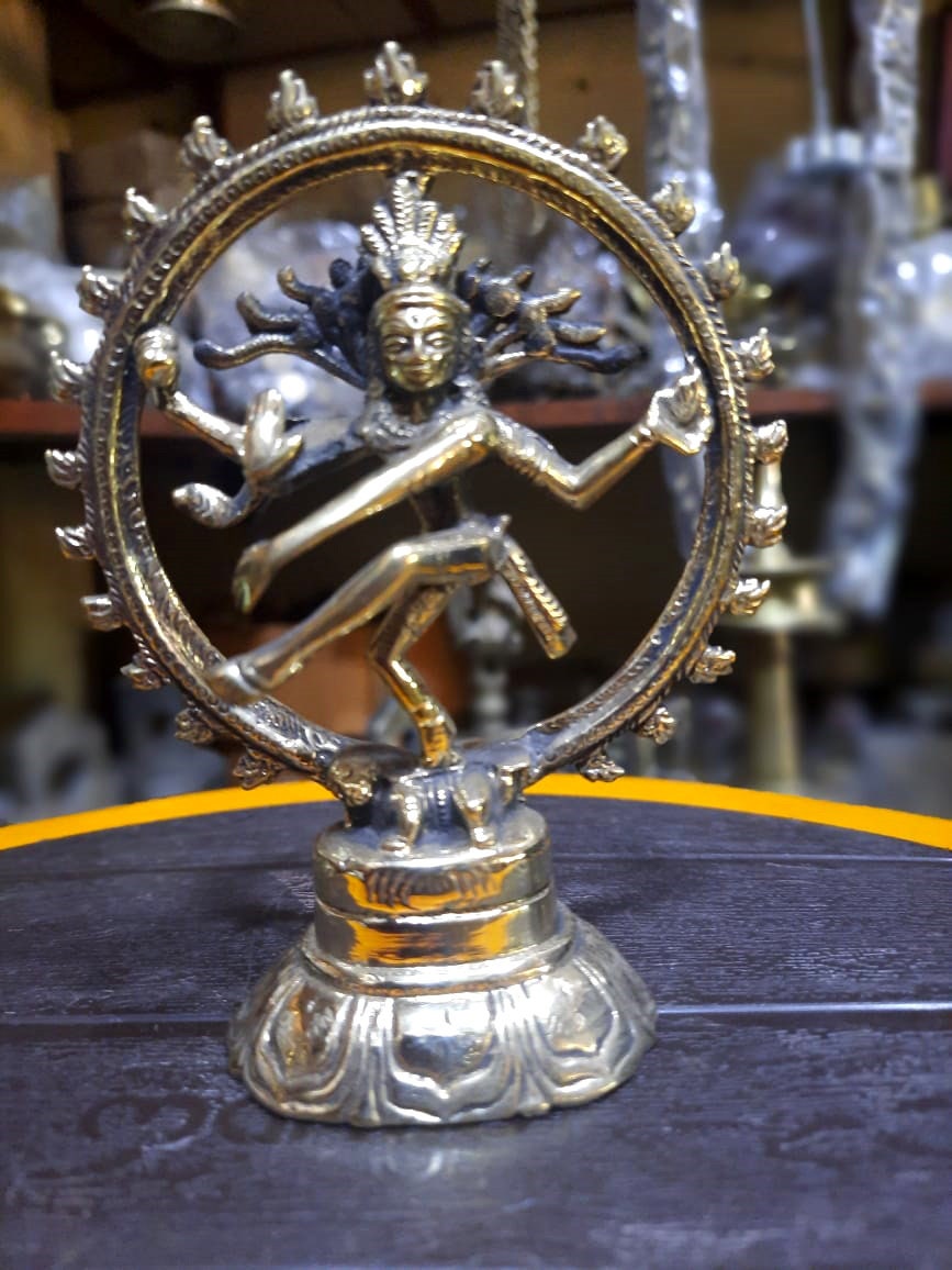 Brass Nataraja Statue, Dancing Shiva, Gift Item