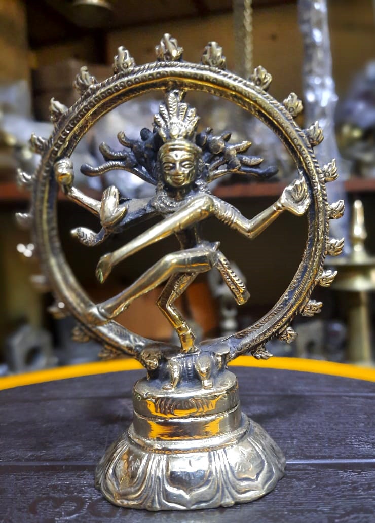 Brass Nataraja Statue, Dancing Shiva, Gift Item