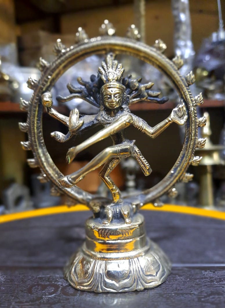 Brass Nataraja Statue, Dancing Shiva, Gift Item