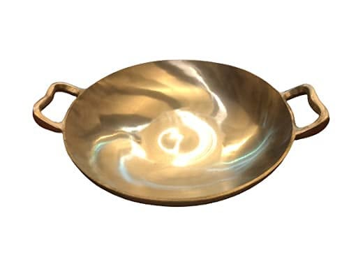 Traditional Bronze Appachetty /Fry Pan (9.5 inch Diameter), Appam pan, Kitchen Utensil, House warming gift