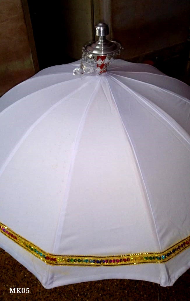 Kerala Muthukuda Decorative Umbrella, Polyster Plane/ Kerala Temple/Church Decorative Umbrella/ Kerala Umbrella