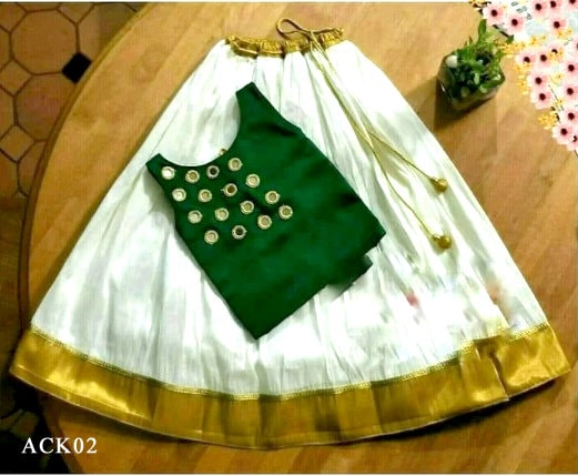 Pattu Pavadai Blouse for age 1 - 6 years Girl child traditional wear, Kids Indian Silk Frock