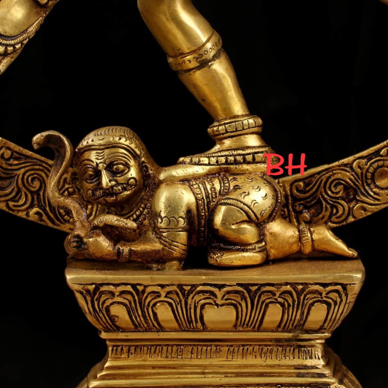 Brass Natraj Statue, Rare statue for Pooja Rooms, Hindu God,Mahadeva, Siva, Traditional Workship, Indian culture