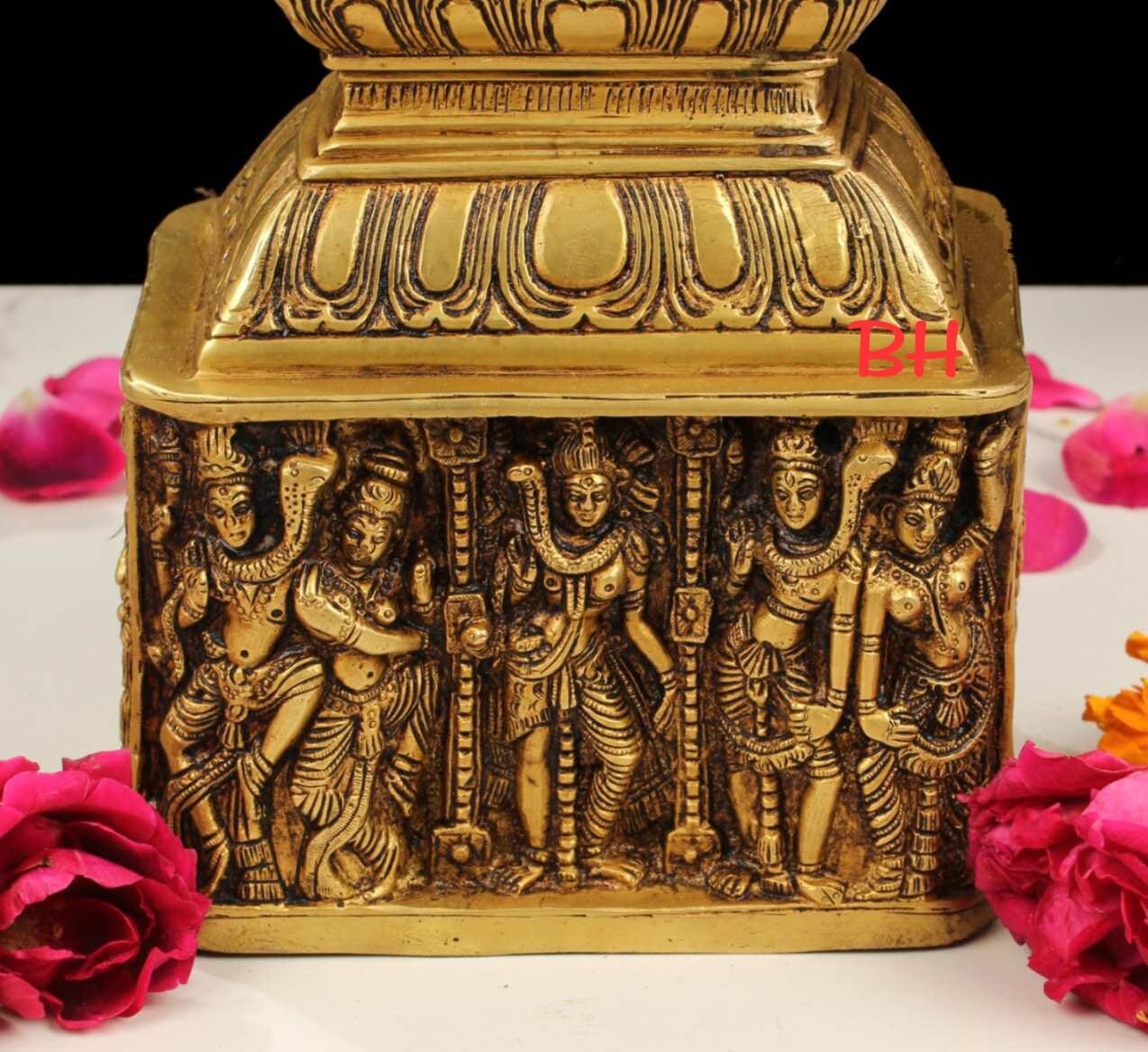 Brass Natraj Statue, Rare statue for Pooja Rooms, Hindu God,Mahadeva, Siva, Traditional Workship, Indian culture