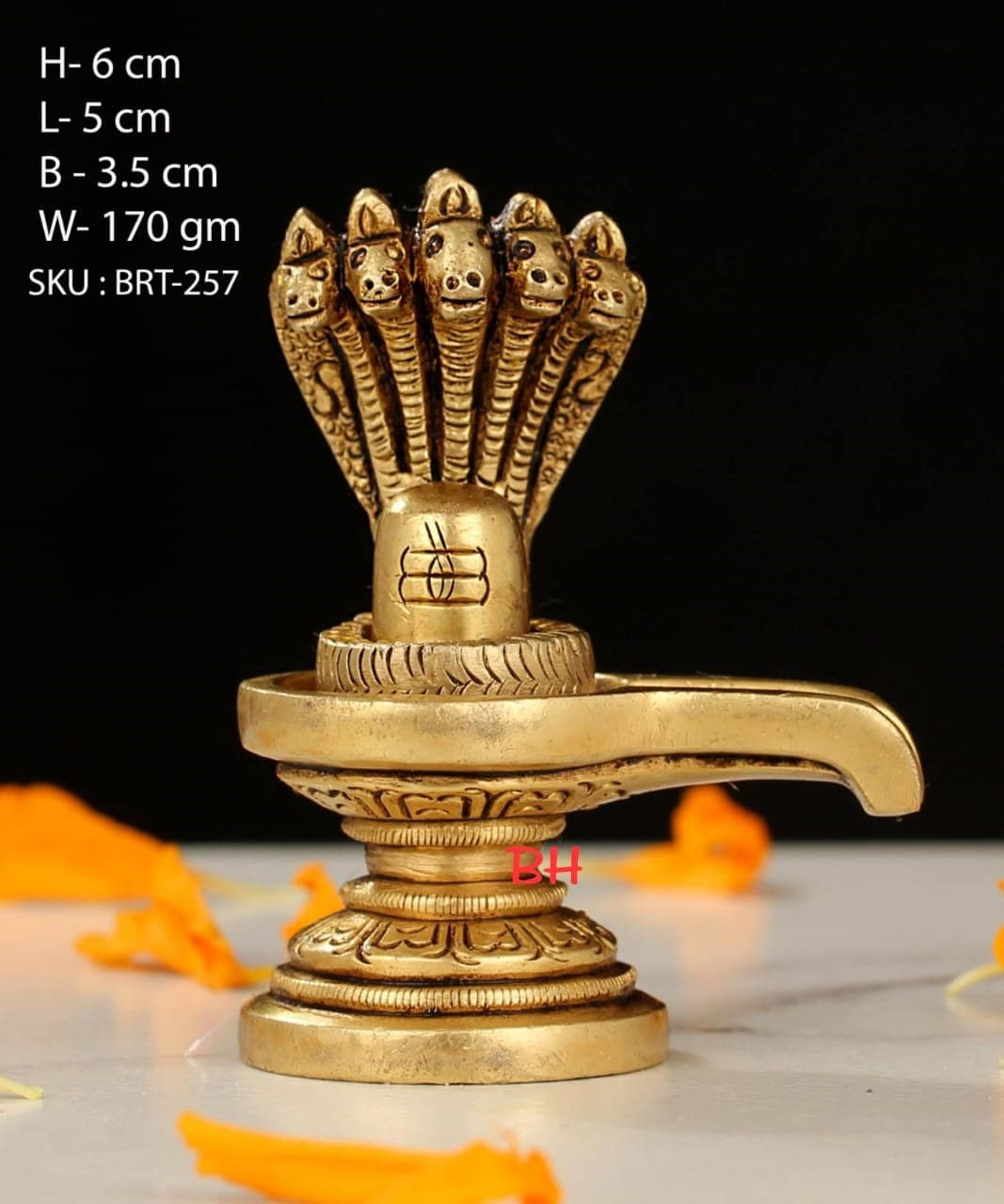 BRASS SHIVA LINGA