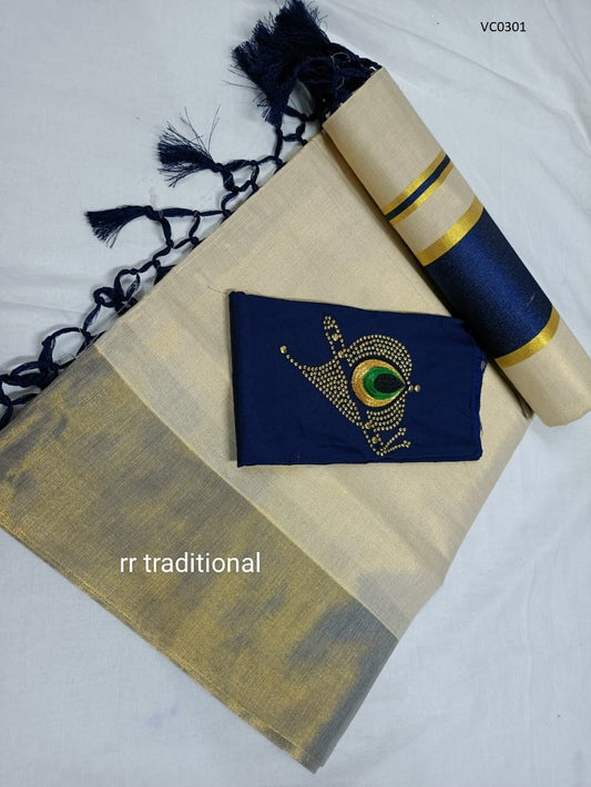 Onam Dress, Kerala Tissue Kunjalam Set Saree, Indian Traditional  Clothing, Handmade designs, Kerala Saree traditional, Onam, Birthday