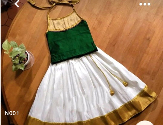 Pattu Pavadai Blouse for age 1 - 6 years Girl child traditional wear, Kids Indian Silk Frock