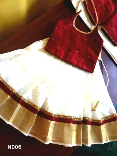 Pattu Pavadai Blouse for age 1 - 6 years Girl child traditional wear, Kids Indian Silk Frock