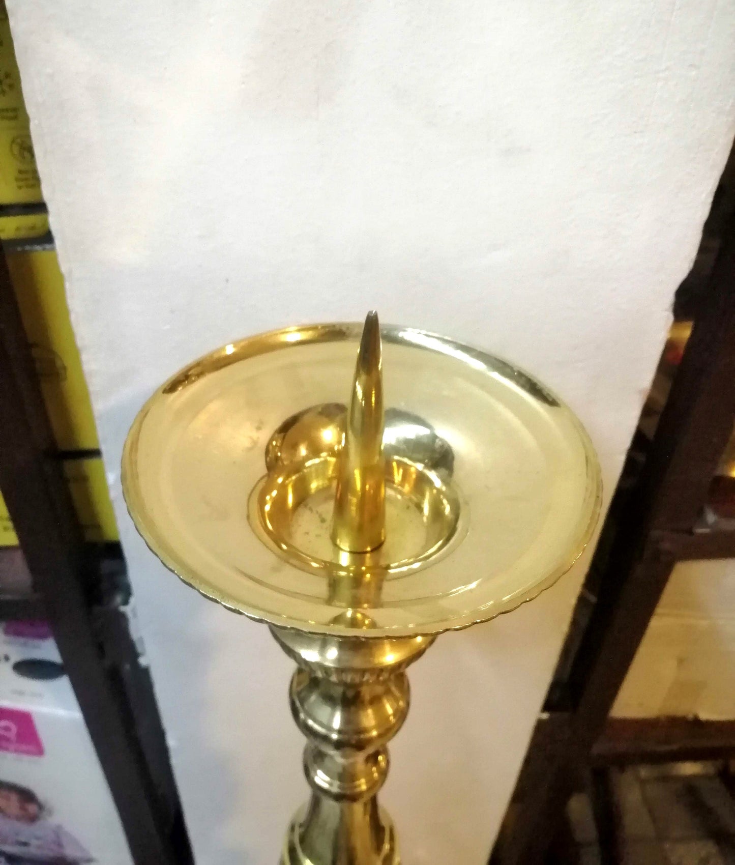 Candle Stand for Church and Home, Brass Candle Stand, Brass Candle Holder, Church Collectables