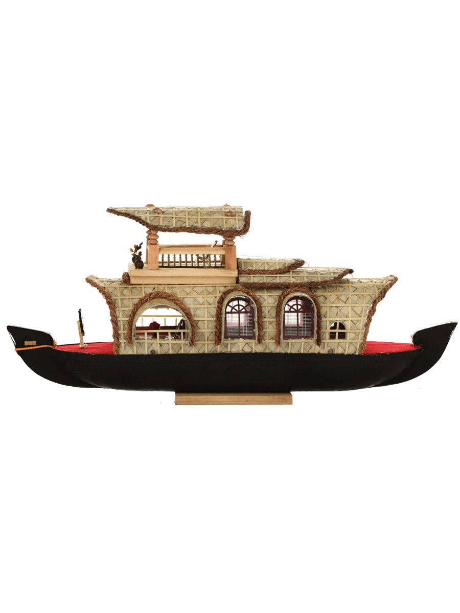 Kerala Traditional Houseboat model, Best Gift for House warm, Birthday, Marriage, Best showcase Decor Item