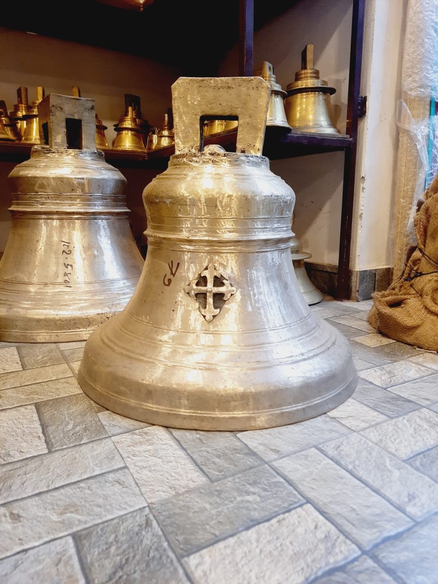 Original Handmade Church Bell, Temple Bell, Hanging Bell, Traditional Bronze Bell, Pooja Utensil, Purely Traditional Handmade