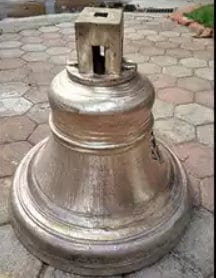 Original Handmade Bronze Bell, Hanging door Bell for Church,Temple, House, Entrance ,Gate , Pooja Utensil, Made in Purely Traditional method