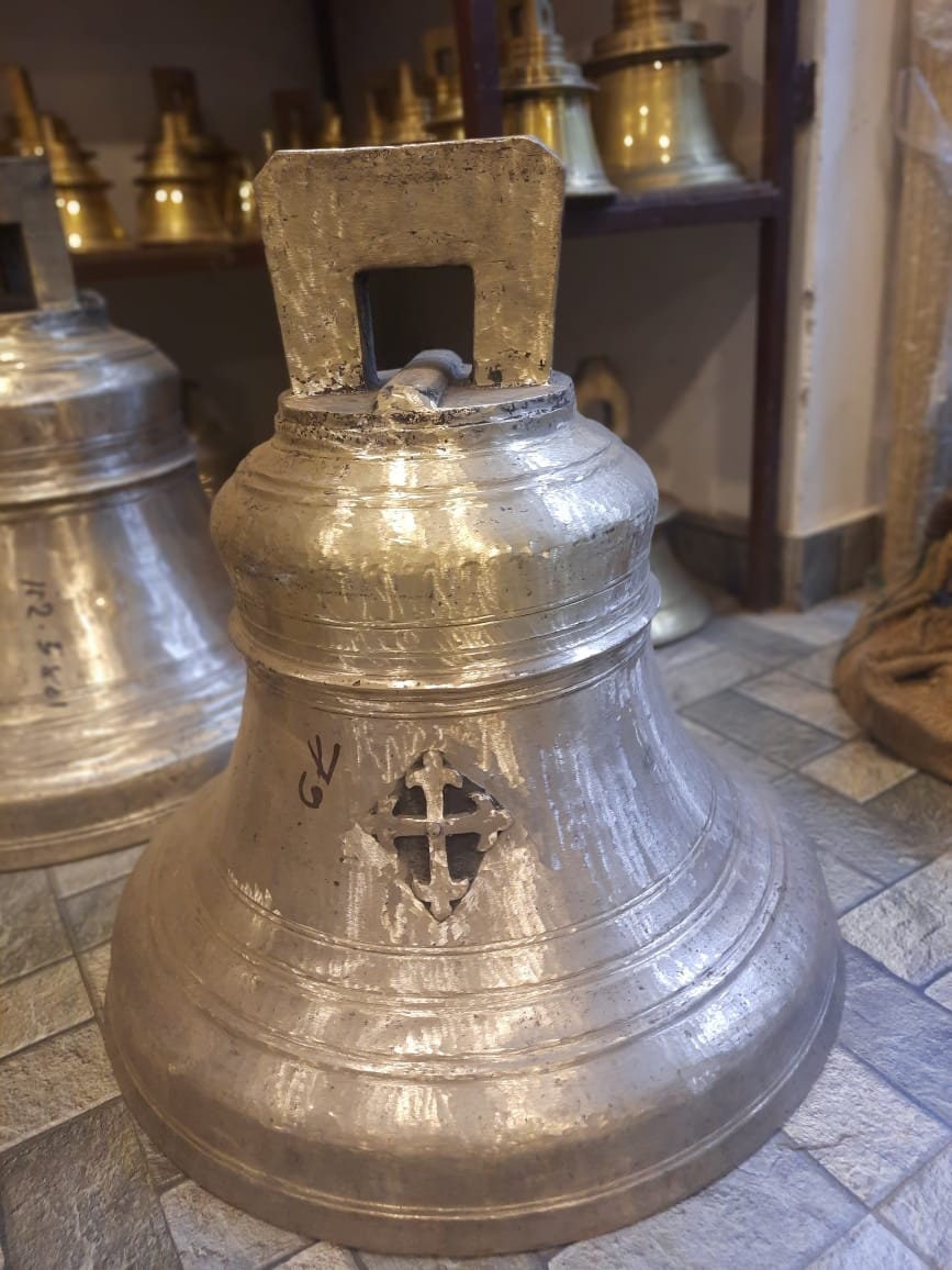 Original Handmade Church Bell, Temple Bell, Hanging Bell, Traditional Bronze Bell, Pooja Utensil, Purely Traditional Handmade