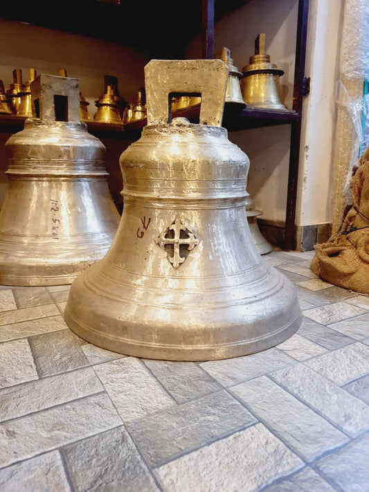 Original Handmade Church Bell, Temple Bell, Hanging Bell, Traditional Bronze Bell, Pooja Utensil, Purely Traditional Handmade