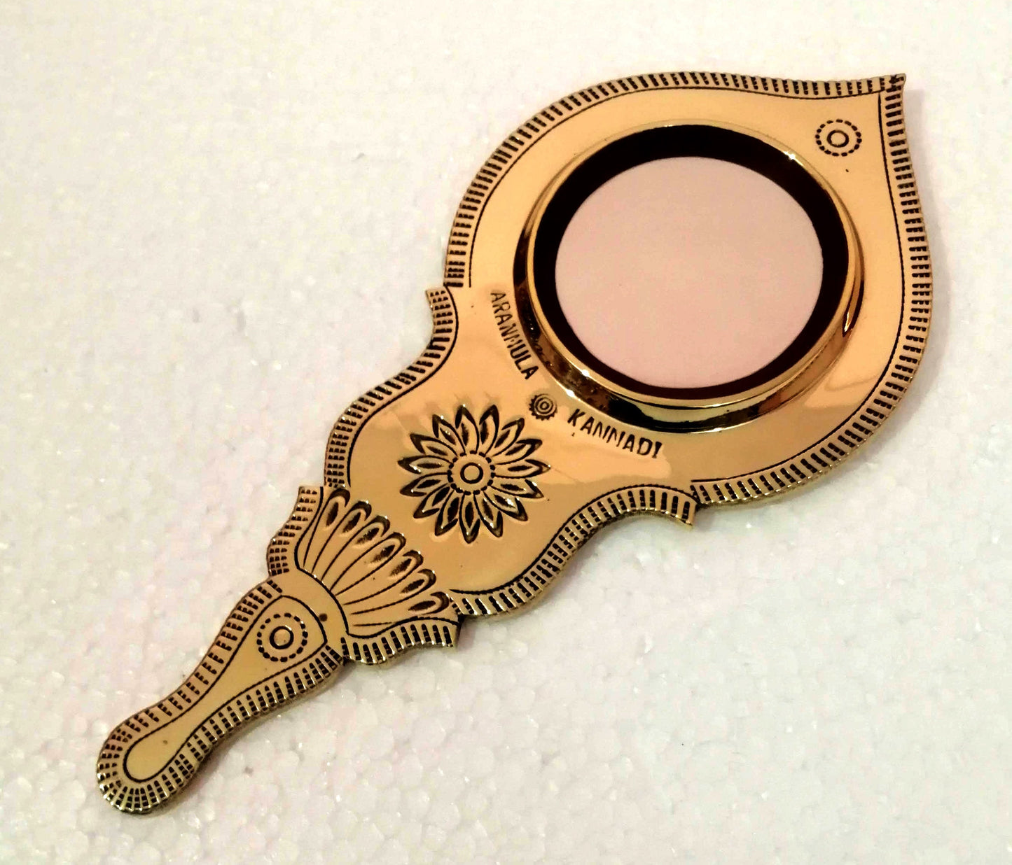 Original Aranmula Mirror/ Aaranmula Kannadi Handmade/Astamangalya Valkannadi, Magic Metal Mirror, Home decor, Traditional, Divine