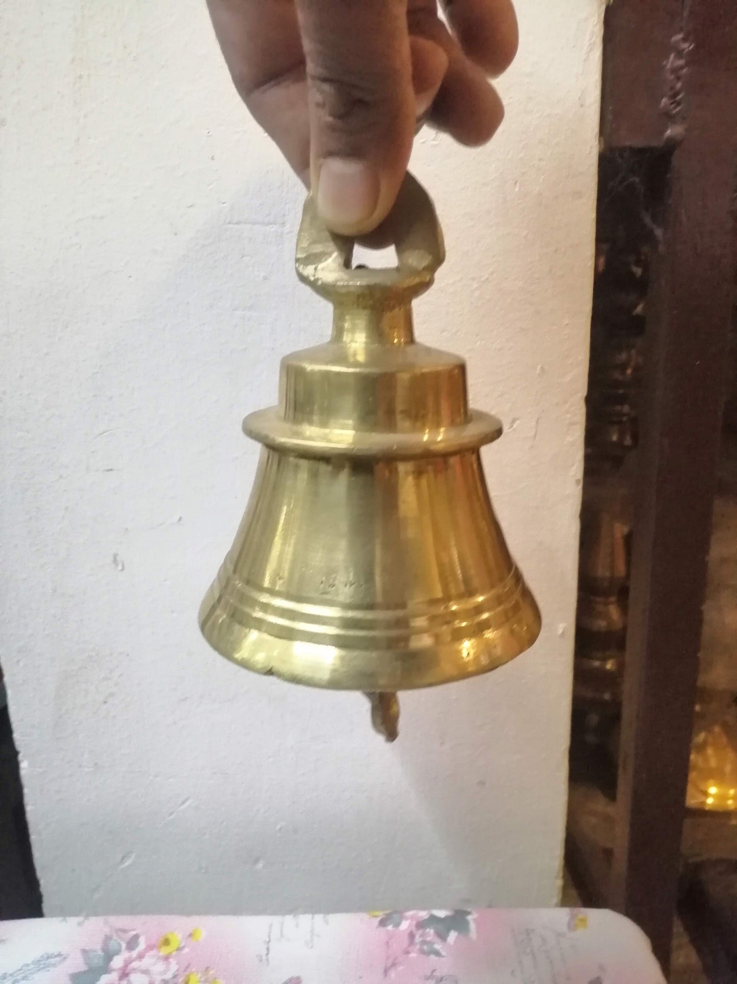 Bronze Hanging Bell for Homes,Church,Temple etc, Traditional Bronze  Pooja Bell, Purely traditional handmade,Home Decor,