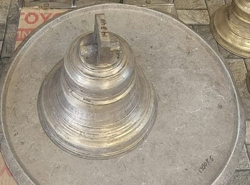 Original Handmade Bronze Bell, Hanging door Bell for Church,Temple, House, Entrance ,Gate , Pooja Utensil, Made in Purely Traditional method