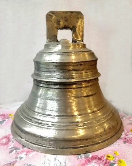 Original Handmade Bronze Bell, Hanging door Bell for Church,Temple, House, Entrance ,Gate , Pooja Utensil, Made in Purely Traditional method