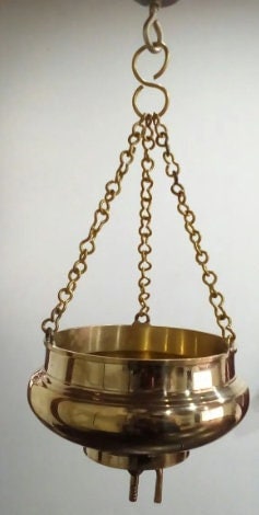 Kerala Dhara Vessel, shirodhara Brass pot  with brass chain valve and nozzle,Panchakarma Pot,oil therapy,Dhara Patra for Ayurvedic Hospitals