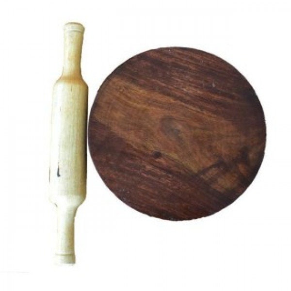 Wooden Chappathi Polpat And Roller , Handicraft  Wooden Chakla Belan/Chapati Maker/Roti Roller/Rolling Pin & Wooden board