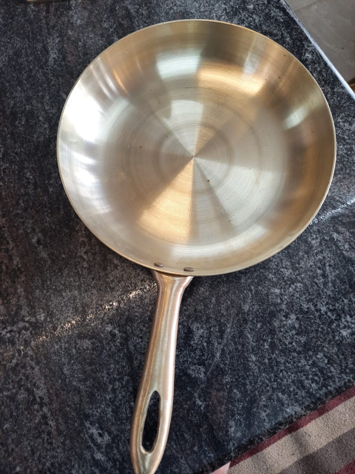 Bronze Saute Pan ,Cooking pan, Frying Pan, Skillet , Kansa Kitchen Utensils Bronze  Kitchen Utensil, Indian traditional cookware,