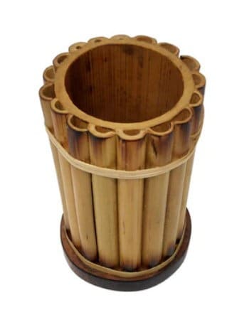 Bamboo Pen Stand - Office Decoration- Corporate Gift- Bamboo Showpiece