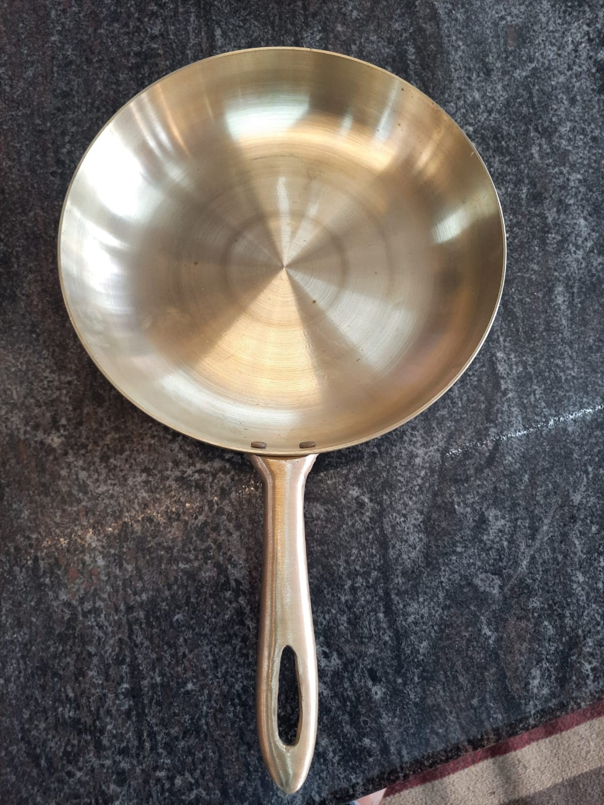 Bronze Saute Pan ,Cooking pan, Frying Pan, Skillet , Kansa Kitchen Utensils Bronze  Kitchen Utensil, Indian traditional cookware,