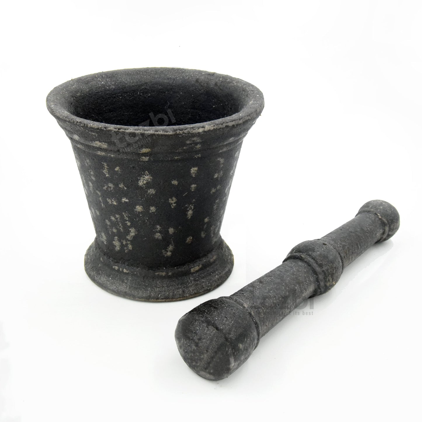 Pure Cast Iron Mortar Pestle Set, Mashing Herbs,Silbatta ,Spice, Medicine Grinder Masher, Okhli ,Musal ,Khalbatta  Ideal for Hand Grinder