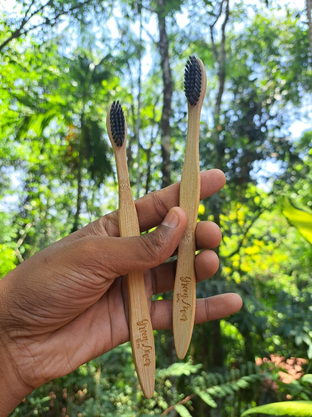 Bamboo Toothbrush Natural Handmade Organic Bamboo Toothbrush Pack Of 2,4,6, Biodegradable Zero Waste