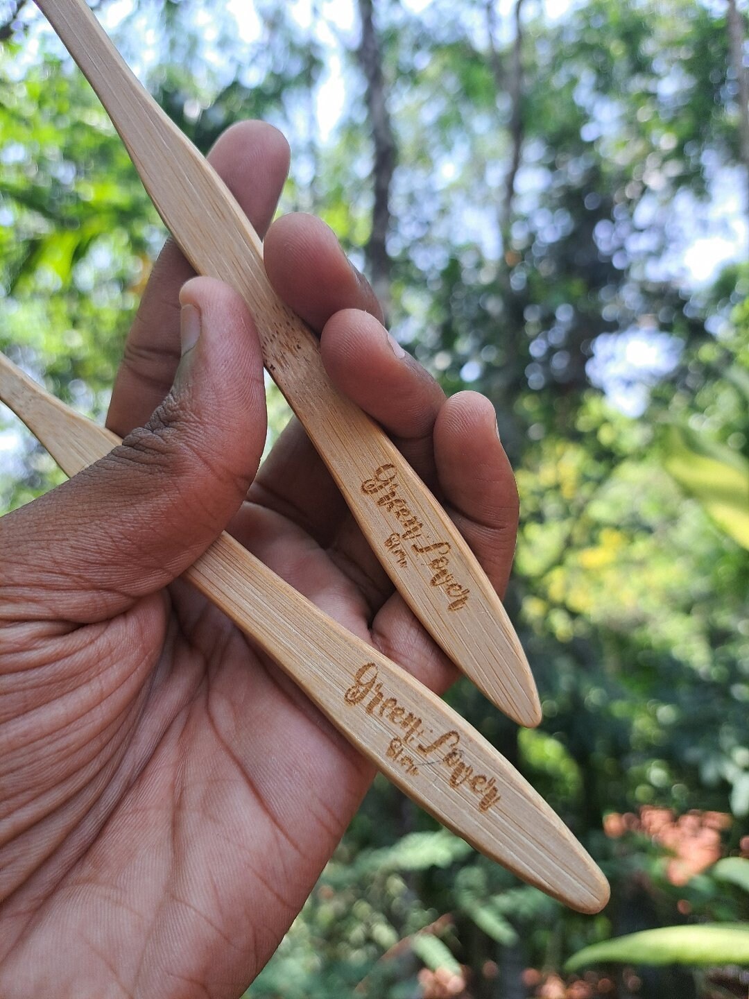 Bamboo Toothbrush Natural Handmade Organic Bamboo Toothbrush Pack Of 2,4,6, Biodegradable Zero Waste