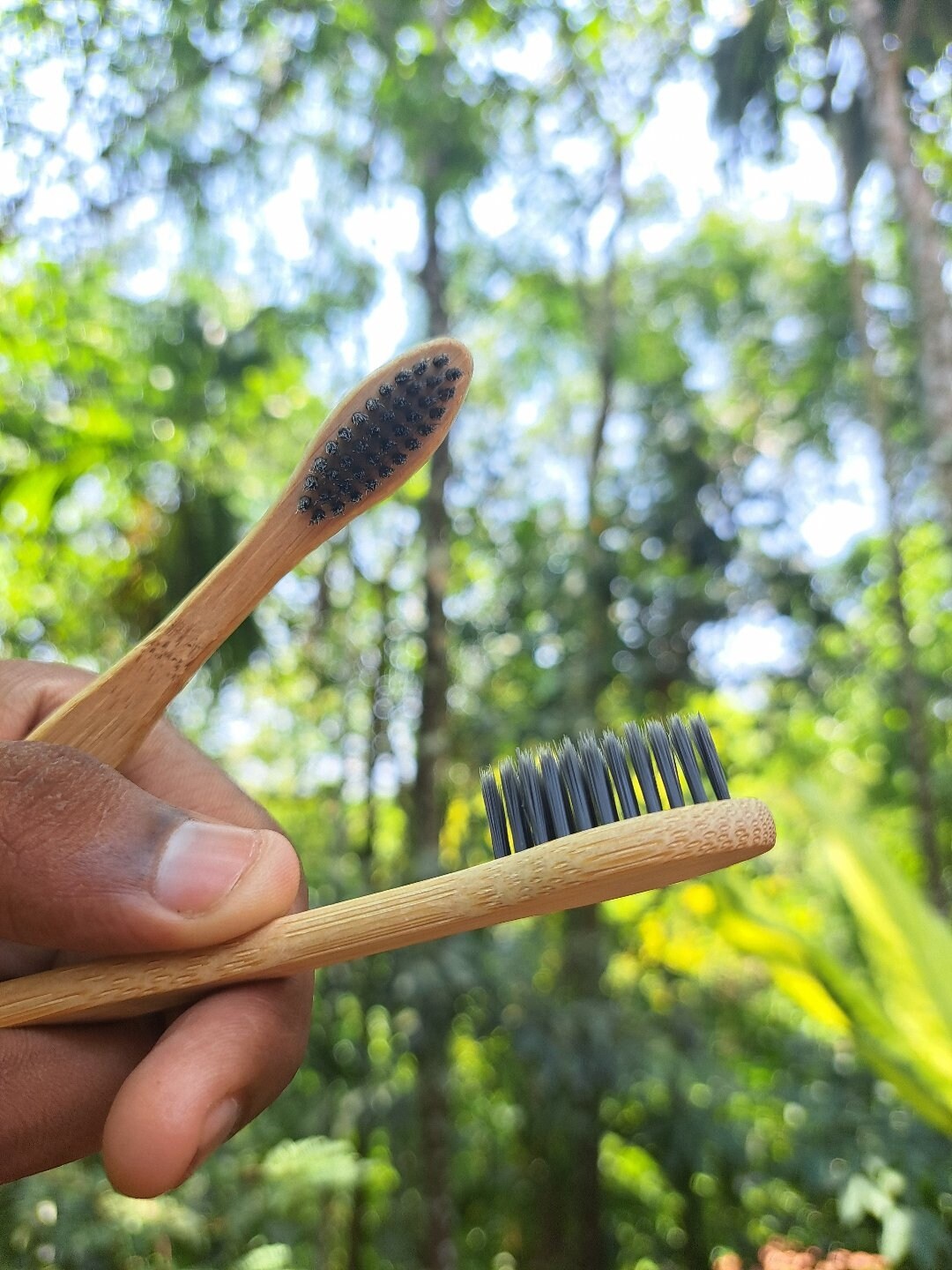 Bamboo Toothbrush Natural Handmade Organic Bamboo Toothbrush Pack Of 2,4,6, Biodegradable Zero Waste