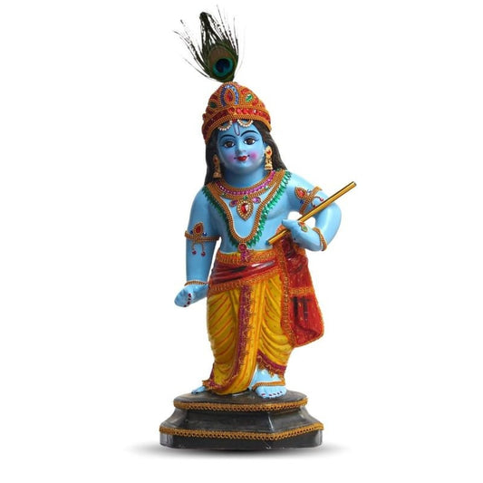 Vithoba Krishna Idol in fibre - 55 CM/ 86 CM height , Krishna Murti, Home Decor, Vishu, Onam, Vintage Style Wall Decor