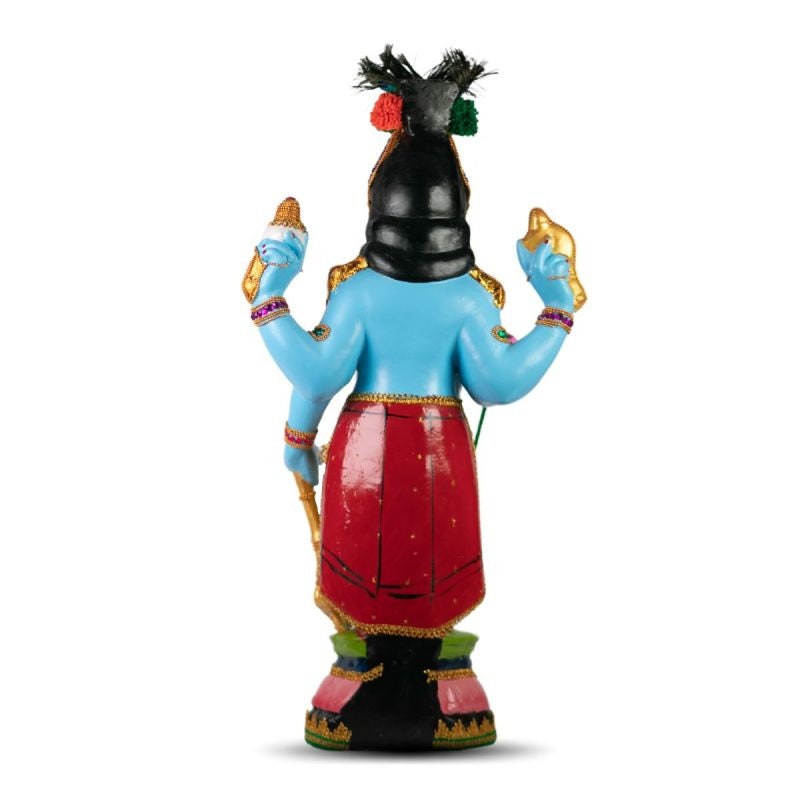 Guruvayoorappan Idol in Fibre ,Lord Vishnu with 4 hands, Vishu,Divine idol for pooja room , Kerala Traditional Home Decor