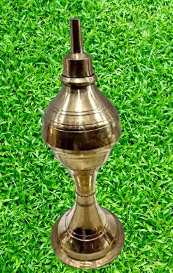 Brass Kerosene Lamp, Traditional Lighting Lamp for Home, Decorative Places From indian banarasi kantilo, balakati , Traditional Kerala lamp