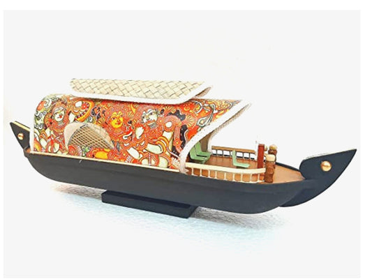 Kerala Traditional Houseboat model, Best Gift for Housewarming, Birthday, Marriage, Best showcase Decor Item