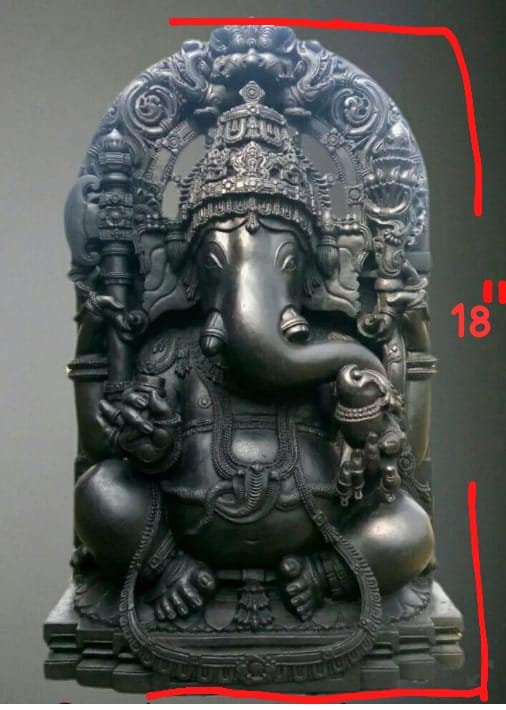 Stone Idol Bala Ganesh  - 1.5 Feet/ 2 Feet Ganapathi, Vinayak, Hindu God