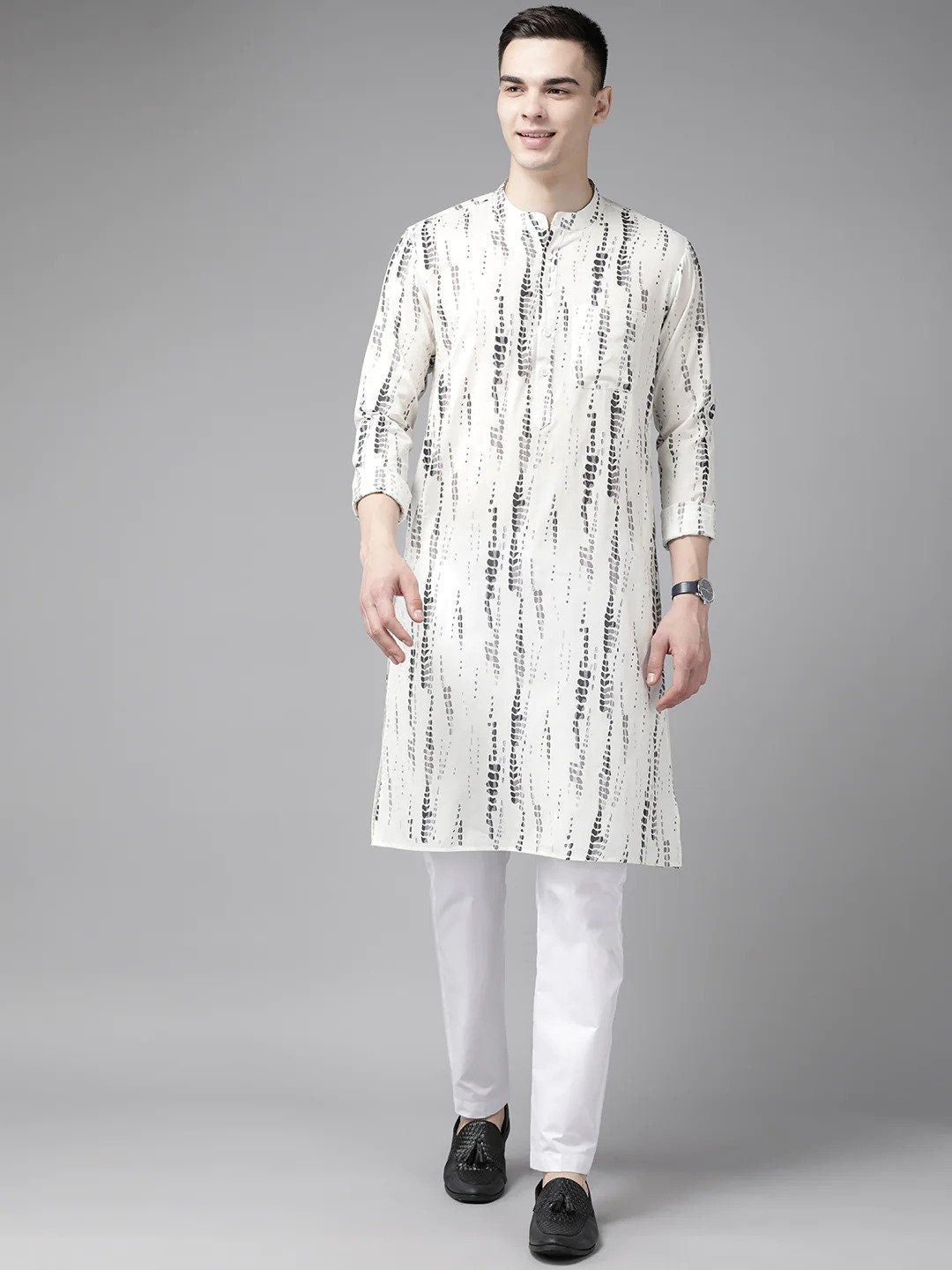 Rainbow Kurtha Cotton For Men With Dhothi,Handmade Designs,Onam,Vishu,Birthday,Marriage,Festival Occasions,Party Wear,Traditional Dress.