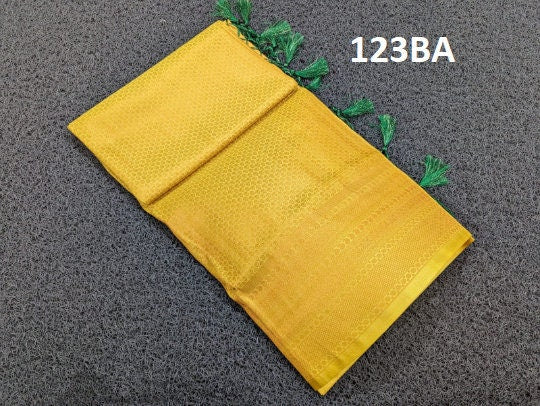 Kerala Premium Banarasi Contrast Weave Kubera Pattu Saree,Elastic Waist Ready To Wear,Vishu,Onam,Party Wear,Wedding,Special Gift To Her.