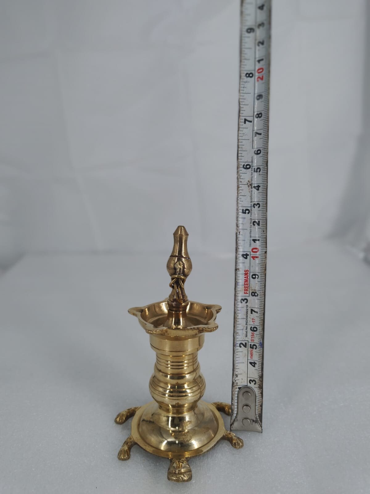 Vasthu Vilakku Small for office and shops / Kerala Traditional Brass Oil Lamp