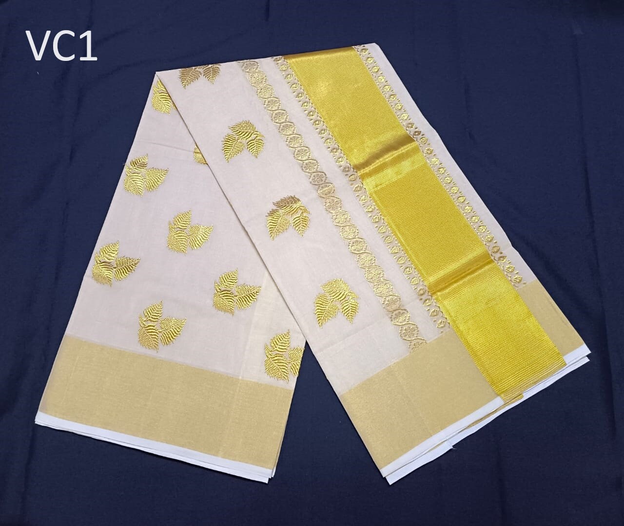 Pure Handloom Designer Jacquard GoldenTissue saree with Stitched Blouse or Blouse Material for wedding,onam,vishu, festivals,Birthday wear