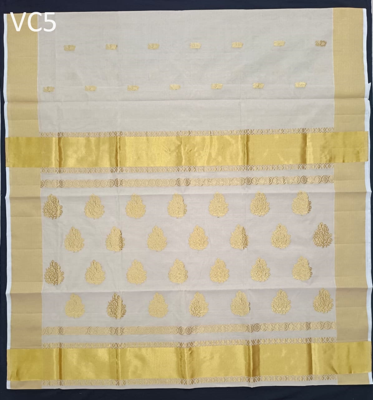 Pure Handloom Designer Jacquard GoldenTissue saree with Stitched Blouse or Blouse Material for wedding,onam,vishu, festivals,Birthday wear