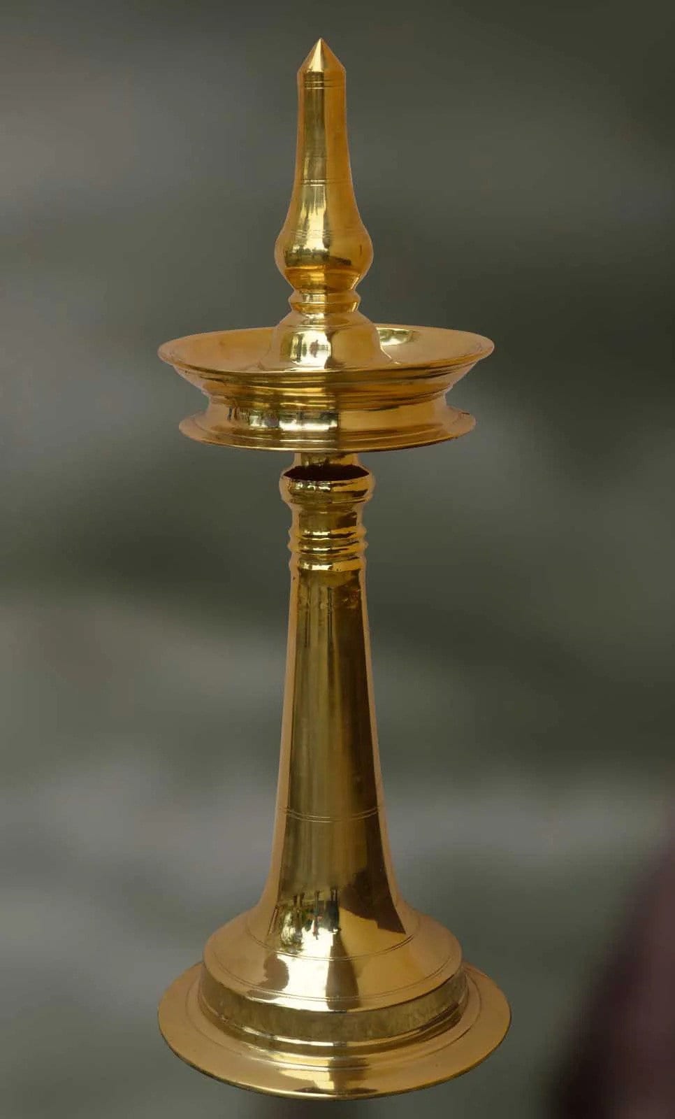 Brass Oil Lamp, South Indian Plain Nilavilakku Lamp ,Deepak /Diya,Onam,Vishu,Annaprasam,House warm,New year,Special gift,Indian culture,